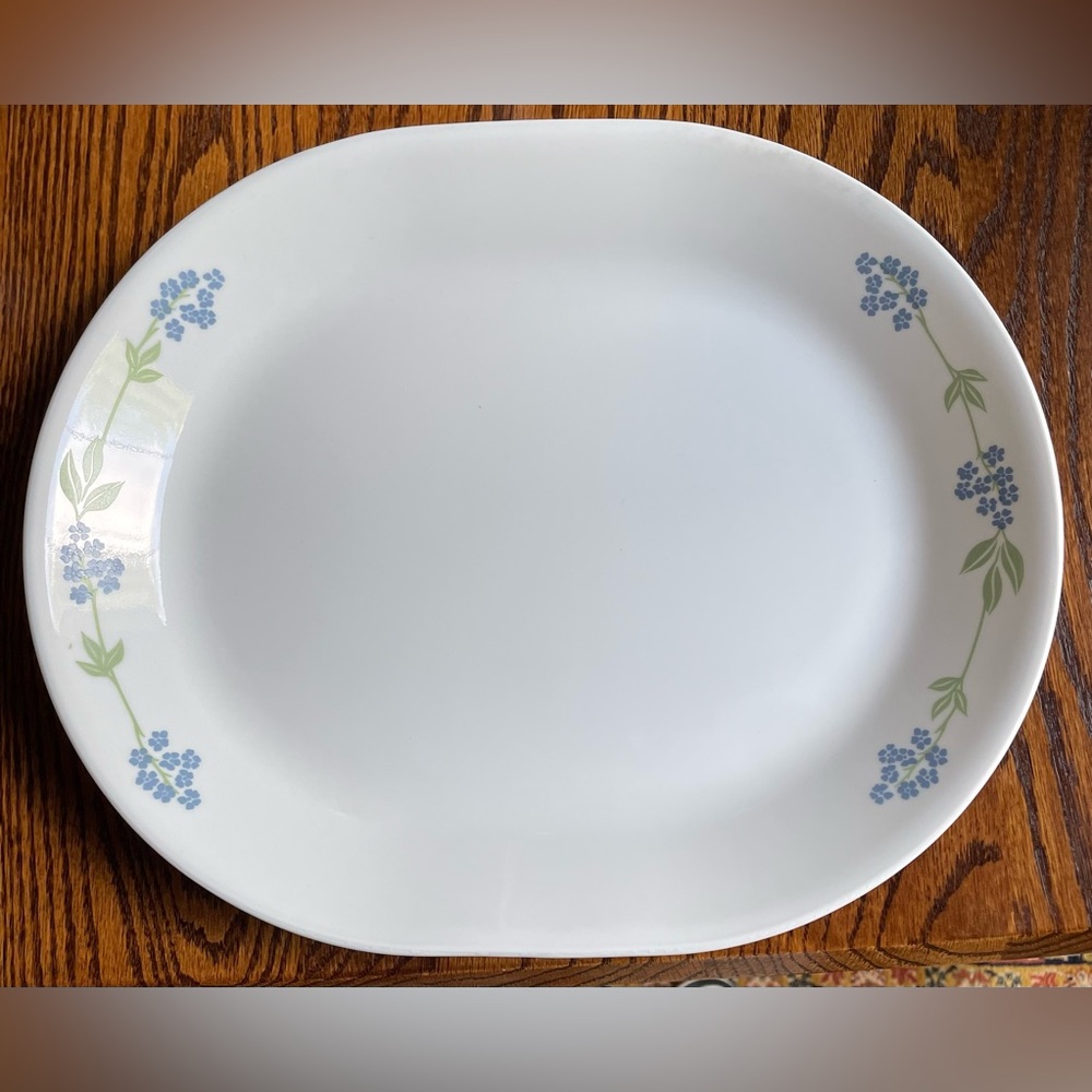 Corelle Secret Garden Pattern Serving Platter 12-1/4 in